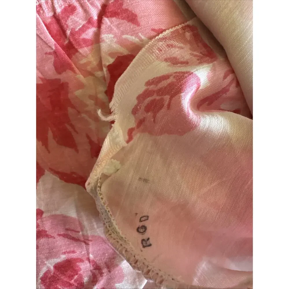 VTG Thomaston New Era Pink And White Flower/ Double Flat & Fitted Set